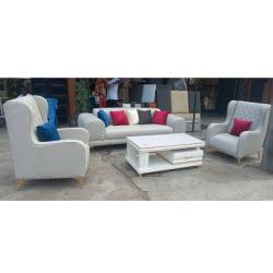 ROYAL GREY 7 SEATERS SOFA (BENFU)