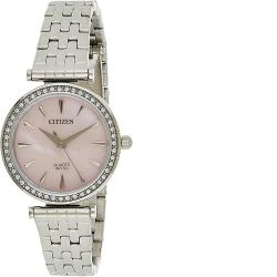 CITIZEN ER0210-55Y WOMEN’S SILVER STAINLESS STEEL QUARZ CHIC WATCH - deluxe.com.ng