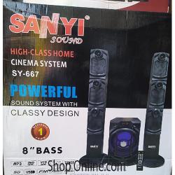 SANYI HOME CINEMA POWER AUDIO CINEMA SYSTEM - SY 667 - deluxe.com.ng