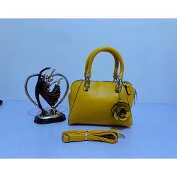 STYLISH WOMEN'S HAND BAG WITH SHOULDER LOCK|YELLOW