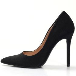 WOMEN'S HIGH STYLED BLACK HIGH HEEL SHOE (AVAILABLE IN ALL SIZES)