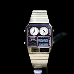 CITIZEN JG2103-72X MEN’S ANA-DIGI TEMP REPRODUCTION MODEL GOLD SMALL WATCH- deluxe.com.ng