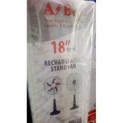 A & Bt 18 RECHARGEABLE STANDING FAN (CRO) - deluxe.com.ng