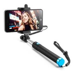 Anker Wired Selfie Stick |A83830A3| - Black & Blue