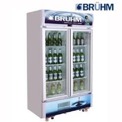 BRUHM BEVERAGE COOLER DOUBLE DOOR | BBD-409M - deluxe.com.ng