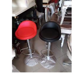 QUALITY DESIGNED BLACK & RED BAR STOOL - AVAILABLE (MOBIN) -Deluxe.com.ng