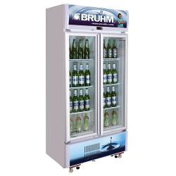 BRUHM BEVERAGE COOLER DOUBLE DOOR | BBD-409M - deluxe.com.ng