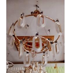BY 15 OVAL LED CRYSTAL  CHANDELIER QUALITY DESIGNED LIGHT - FOR INDOOR USE (OBIC) - deluxe.com.ng