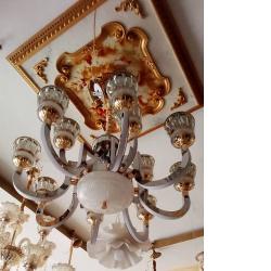 BY 8 + 4 BULB CHANDELIER QUALITY DESIGNED LIGHT - FOR INDOOR USE (OBIC) - deluxe.com.ng