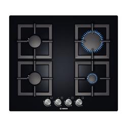 Bosch Serie | 6 4 Gas hob 60 cm Tempered glass, Black PPP6A6B20 - deluxe.com.ng