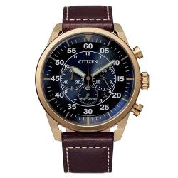 CITIZEN CA4213-26L MEN’S ECO-DRIVE ROSE GOLD SOLAR POWERED CHRONOGRAPH WATCH - Deluxe.com.ng