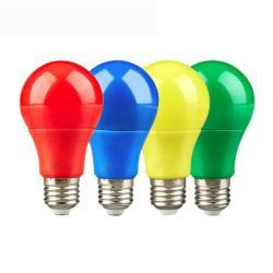 CLOUD ENERGY | 7W AC BULB COLOURED GREEN/RED/BLUE - deluxe.com.ng