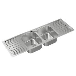 Zitalo CTX221 Double Bowl Sink with A Tray