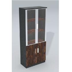 QUALITY DESIGNED WOODEN CABINET WITH GLASS - AVAILABLE (MOBIN) - deluxe.com.ng