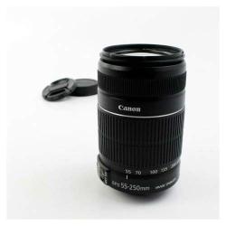Canon Digital EF-S 55-250mm F4-5.6 IS STM Lens For Canon SLR Cameras (DAME)- deluxe.com.ng
