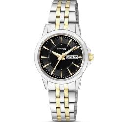 CITIZEN EQ0608-55E WOMEN’S TWO-TONE STAINLESS STEEL MEDIUM WATCH - deluxe.com.ng