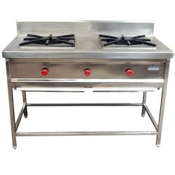 INDUSTRIAL GAS RANGE COOKER WITH 2-BURNERS (MART) - deluxe.com.ng
