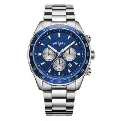 ROTARY HENLEY MEN’S GB05109/05 CHRONOGRAPH BLUE DIAL WATCH