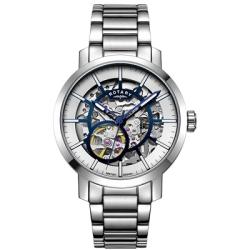 ROTARY GB05356/05 MEN’S GREENWICH SKELETON AUTOMATIC SMALL WATCH