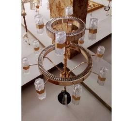 BY 8 + 4 GLASS CUP CHANDELIER QUALITY DESIGNED LIGHT - FOR INDOOR USE (OBIC) - deluxe.com.ng