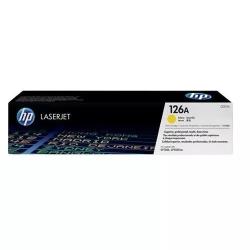 HP 126A Yellow, CE312A Original LaserJet Toner Cartridge (DW) - deluxe.com.ng