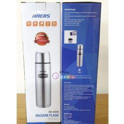 Haers | 0.8L 800ml DuraTuff Vacuum Hot/Cold Water Flask- deluxe.com.ng