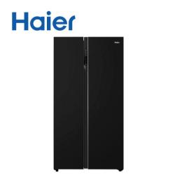 Haier Thermocool Refrigerator FFREE HRF-619SI black Side By Side Glass SeriesHaier Thermocool Refrigerator FFREE HRF-619SI black Side By Side Glass Series
