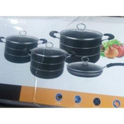 Hoffner | Non Stick Cooking Pots (BIG SIZE)- deluxe.com.ng