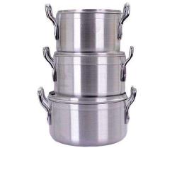 Hoffner | Quality Cookware/Pot Set-3pcs- deluxe.com.ng