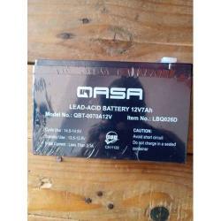 Qasa | Rechargeable UPS & Fan Replacement Battery 12V 7Ah- DELUXE.COM.NG