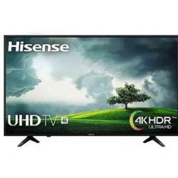 HISENSE TELEVISION | 55 INCH UHD 4K SMART TV | 3 HDMI | 2 USB | 1 AV | WIFI | LAN | FREE WALL BRACKET - deluxe.com.ng