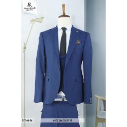 Haokadun Royal Blue Tuxedo Suit - Deluxe.com.ng