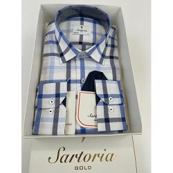 SARTORIA DESIGNER'S LUXURY VIP MEN'S SHIRT | SH 165 (AVAILABLE IN SIZES) - Deluxe.com.ng   