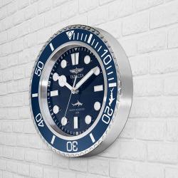 INVICTA 33774 PRO DIVER STAINLESS STEEL BLUE WALL CLOCK - Deluxe.com.ng