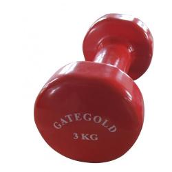 Gategold JDB12.3 Vinyl Dipping Dumbbell (In Pair) – 3KG - deluxe.com.ng