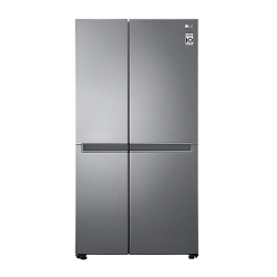 LG B257JLYL 688L Side by Side Refrigerator -Silver -deluxe.com.ng