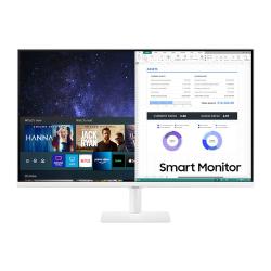 Samsung M5 Series 27-Inch FHD 1080p Smart Monitor, 1920 x 1080, 60Hz Refresh Rate, Netflix, HBO, Prime Video, & More, Apple Airplay, Bluetooth, Built-in Speakers, Remote Included (LS27AM501NNXZA) (PW) - Deluxe.com.ng