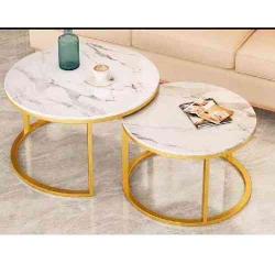 2 QUALITY MARBLE CENTER TABLES - AVAILABLE  (SOFU) - deluxe.com.ng