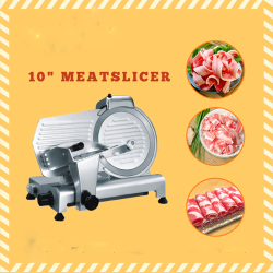 PD MEAT SLICER STAINLESS STEEL 250W SIZE 10 - deluxe.com.ng