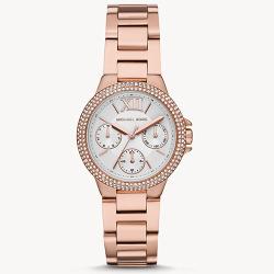 MICHAEL KORS MK6845 WOMEN’S CAMILLE MULTIFUNCTION ROSE GOLD STAINLESS STEEL WATCH - Deluxe.com.ng