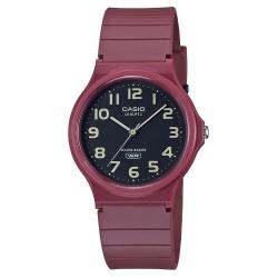 CASIO CLASSIC MQ-24UC-4BDF RED RESIN CASUAL MEN WATCH - deluxe.com.ng