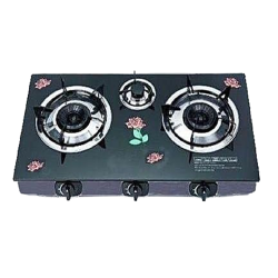 NEWCASTLE COOKING GAS | 3 BURNERS TABLETOP GAS COOKER - NC-8303 - deluxe.com.ng