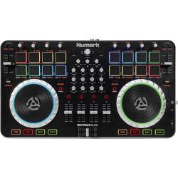 NUMARK MIXTRACK QUAD SMALL 4 CHANNEL DJ CONTROLLER WITH 1/0 - deluxe.com.ng