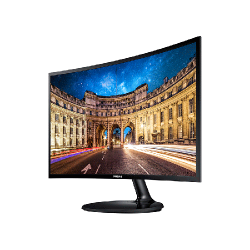 Samsung Monitor | 24" CF390 Curved LED Monitor LC24F390FHMXZN