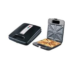 Polystar Sandwich 4 Slices Maker/ Stainless Steel Panel Black Colour/ Power and light Indicator -PVKL-SM604B4 - deluxe.com.ng