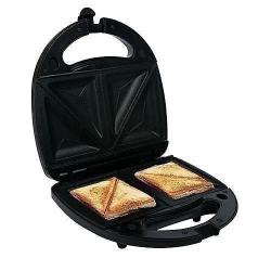 Polystar Sandwich 2 Slices Maker/ Triangle Plate Black Colour/ -PV-SWB830B2 - deluxe.com.ng