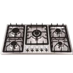 RESTPOINT 5 BURNERS BUILT-IN HOB COOKER WITH  ANTI-DUST STAINLESS STEEL HIGH END |RC-HS4| - deluxe.com.ng 