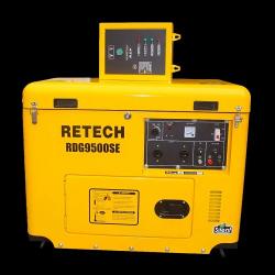 RETECH 6KVA DIESEL GENERATOR RDG9500SE - deluxe.com.ng