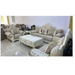 QUALITY DESIGNED ROYAL GRAY 7 SEATERS SOFA CHAIRS ONLY _ AVAILABLE (LEWO)
