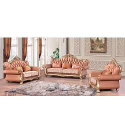 QUALITY DESIGNED ROYAL ORANGE 7 SEATERS SOFA CHAIRS ONLY _ AVAILABLE (LEWO) - deluxe.com.ng